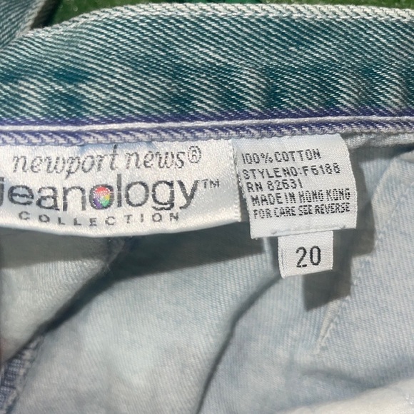 Vintage denim Jeans stripe Shorts - Picture 2 of 6